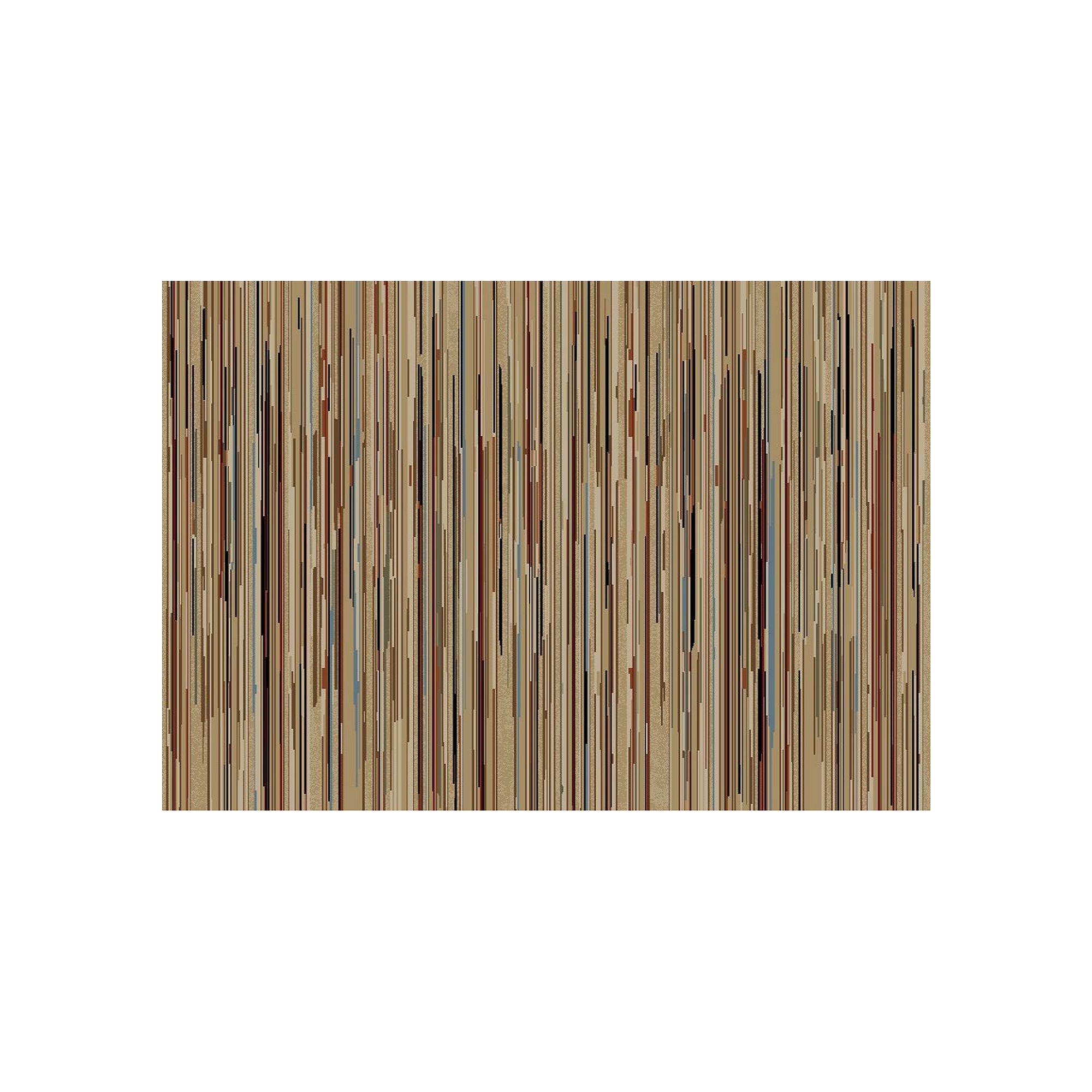 Merinos Striation Striped Rug, Multicolor