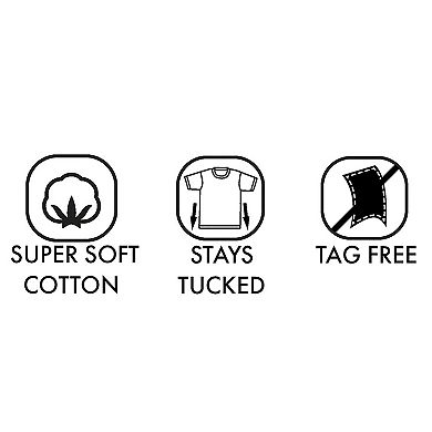 Men's Fruit of the Loom Signature Tall Man Crew Tee (4-pack)