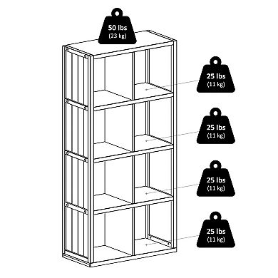 Winsome Timothy 8-Cube Storage Shelf