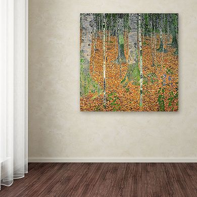 "The Birch Wood" Canvas Wall Art
