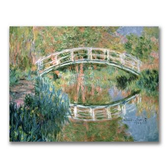 "The Japanese Bridge, Giverny'' Canvas Wall Art by Claude Monet