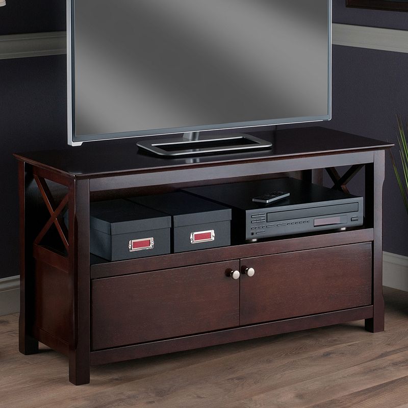 Winsome Xola TV Stand, Brown, Furniture