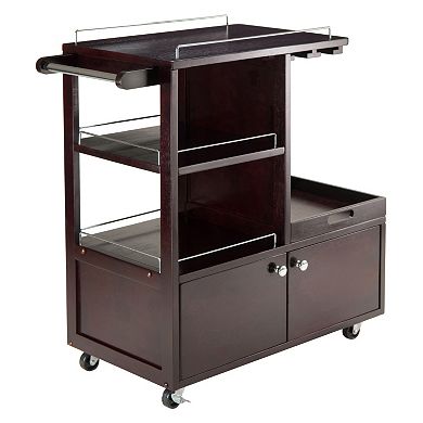 Winsome Galen Entertainment Wine Cart