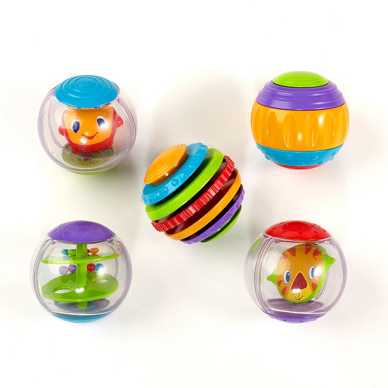 UPC 074451090798 product image for Bright Starts Shake and Spin Activity Balls, Multicolor | upcitemdb.com