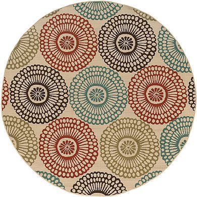 StyleHaven Montgomery Medallion Indoor Outdoor Rug