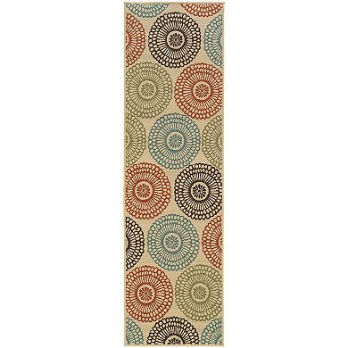 StyleHaven Montgomery Medallion Indoor Outdoor Rug