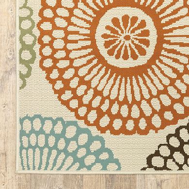 StyleHaven Montgomery Medallion Indoor Outdoor Rug