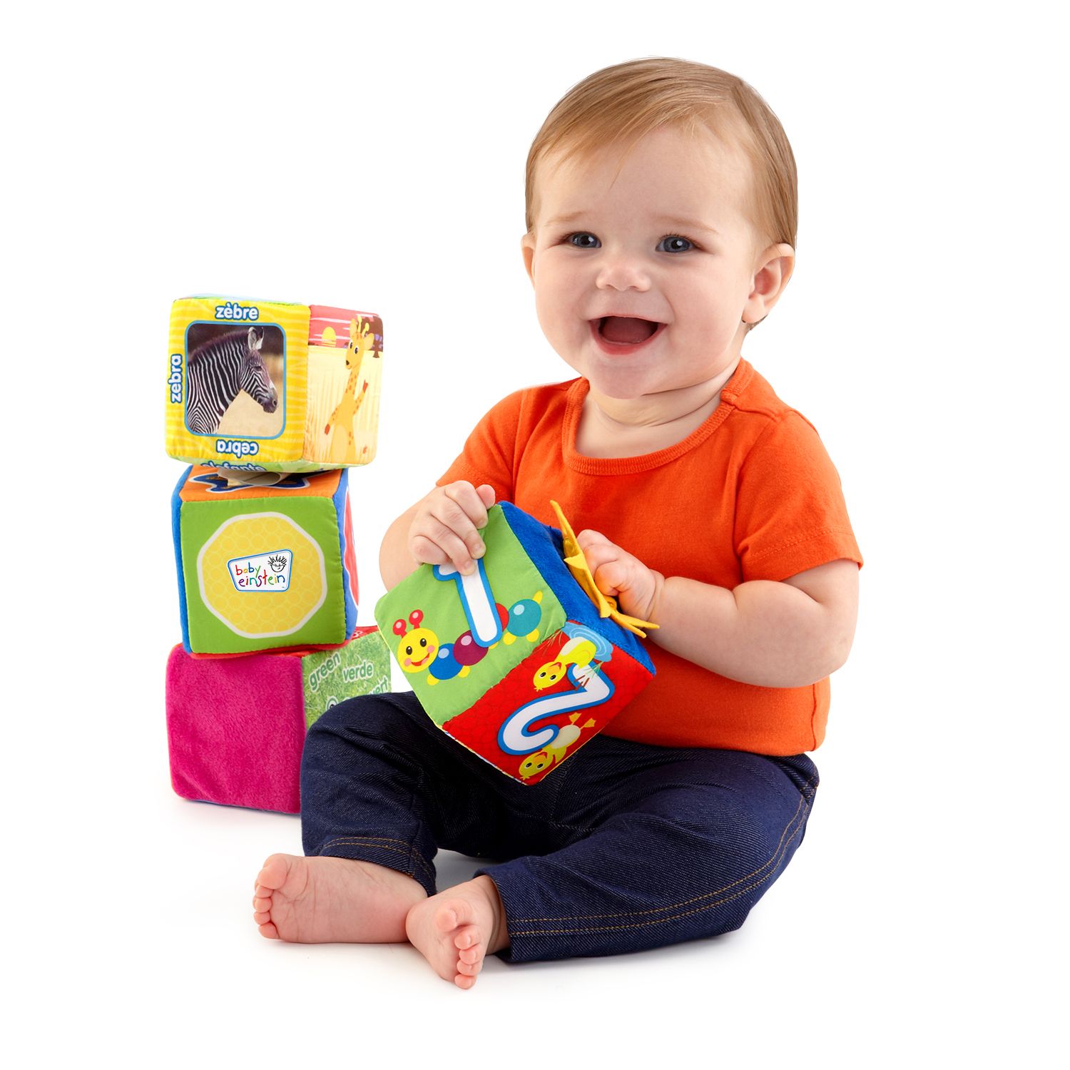 baby einstein explore & discover soft blocks toys