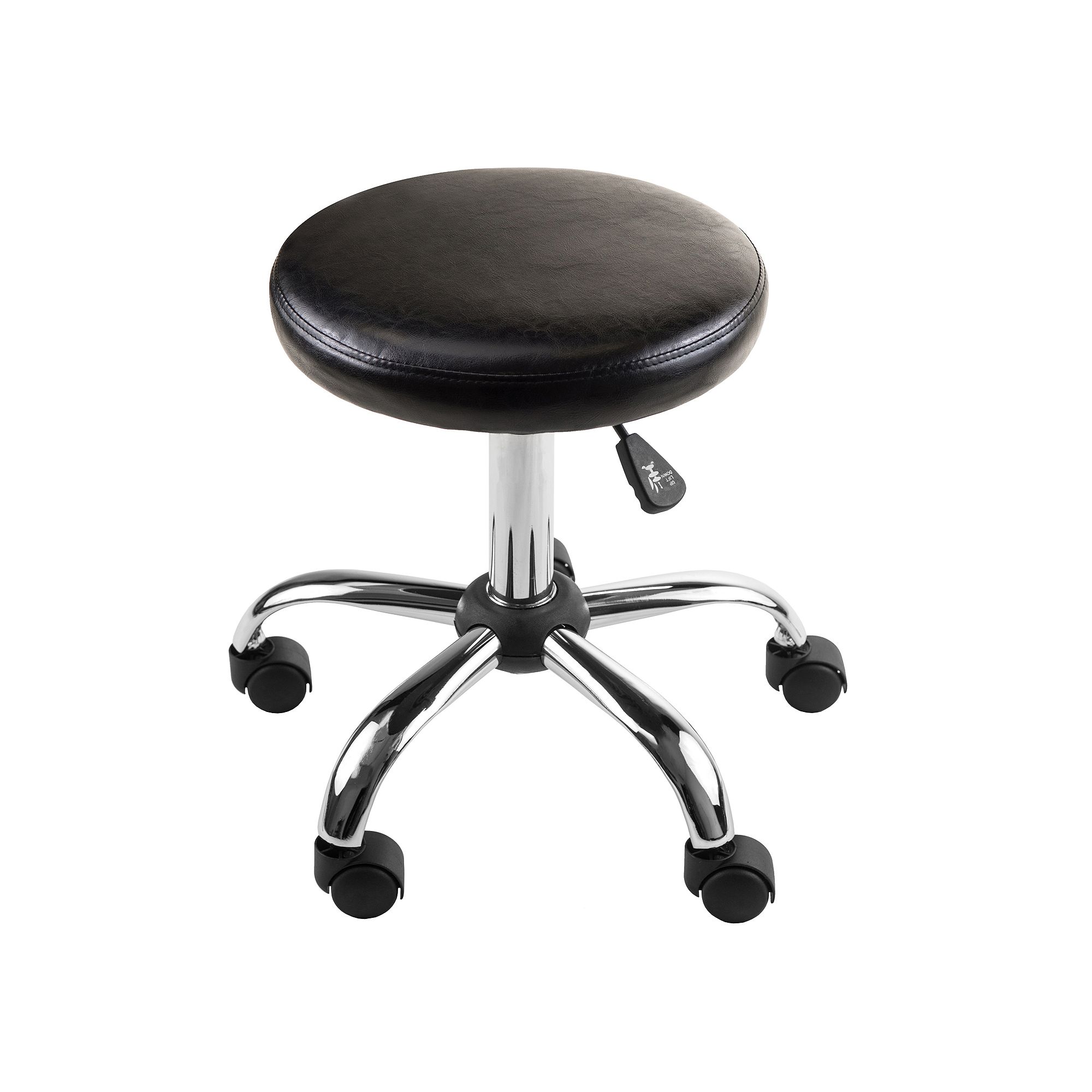 Winsome Clark Adjustable Swivel Stool, Black
