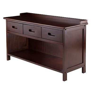 Winsome Adriana 3-Drawer Storage Bench