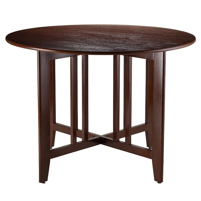 Winsome Alamo Drop-Leaf Dining Table, Brown, Furniture