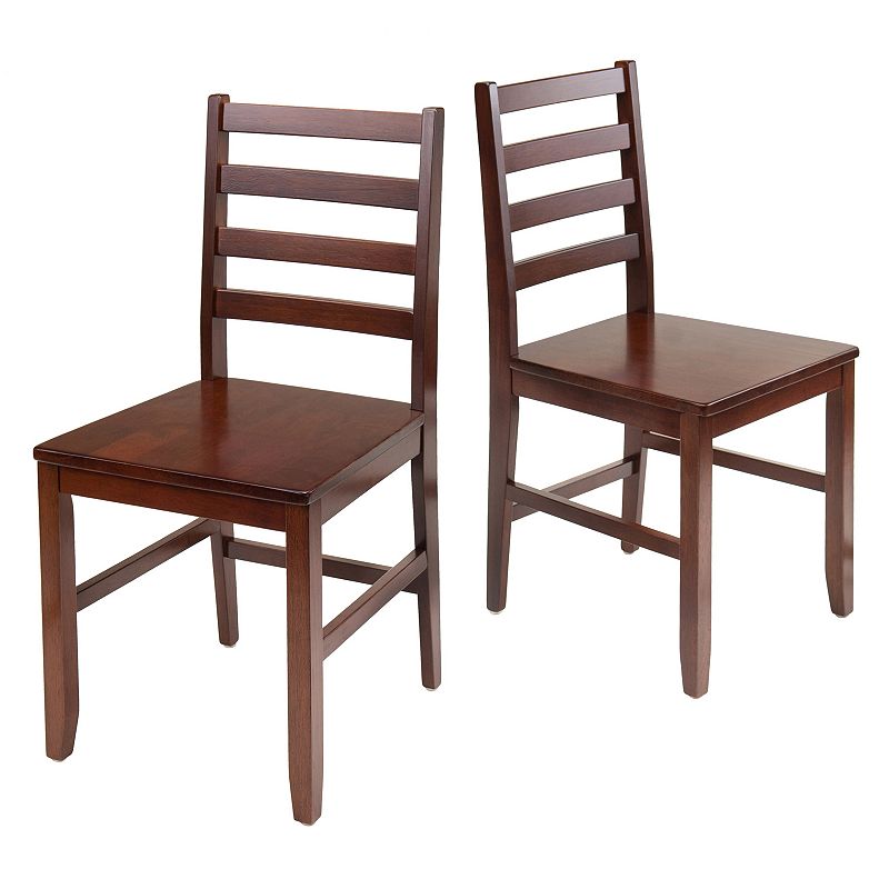 Winsome Hamilton 2-piece Dining Chair Set, Brown, Furniture