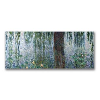 "Water Lilies Morning" Canvas Wall Art by Claude Monet