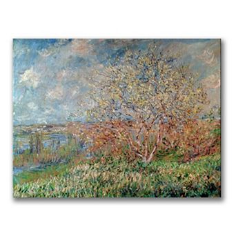 "Spring 1880" Canvas Wall Art by Claude Monet