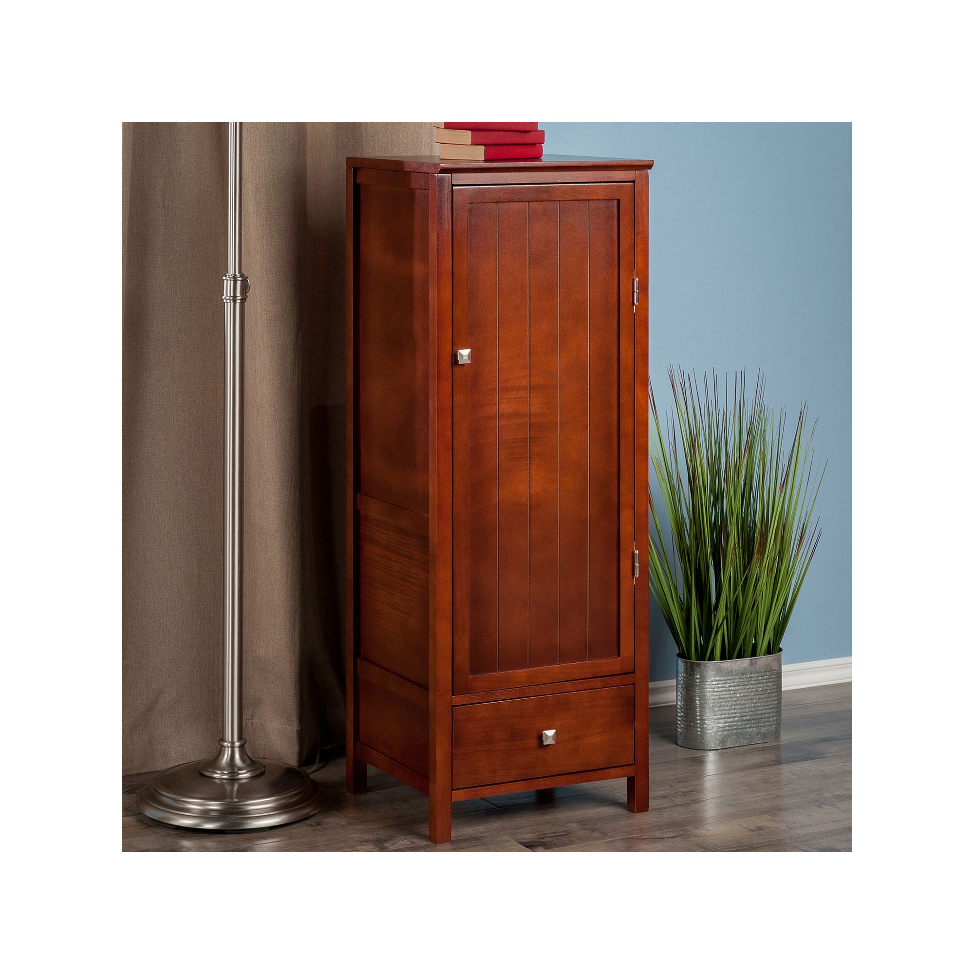 Winsome Brooke Storage Cabinet, Brown