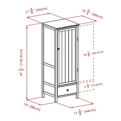 Winsome Brooke Storage Cabinet