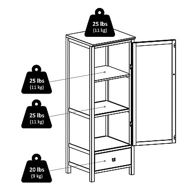 Winsome Brooke Storage Cabinet