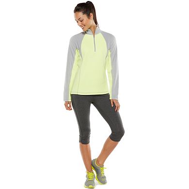 Women's Tek Gear® Quarter-Zip Microfleece Top