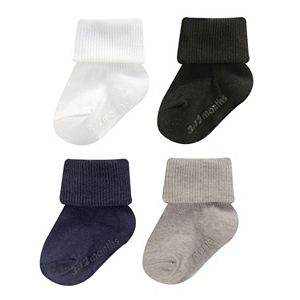 Baby Boy Jumping Beans® 4-pk. Roll-Cuff Socks
