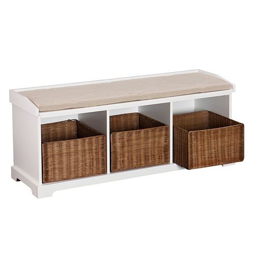 Southern Enterprises Chipley Entryway Storage Bench