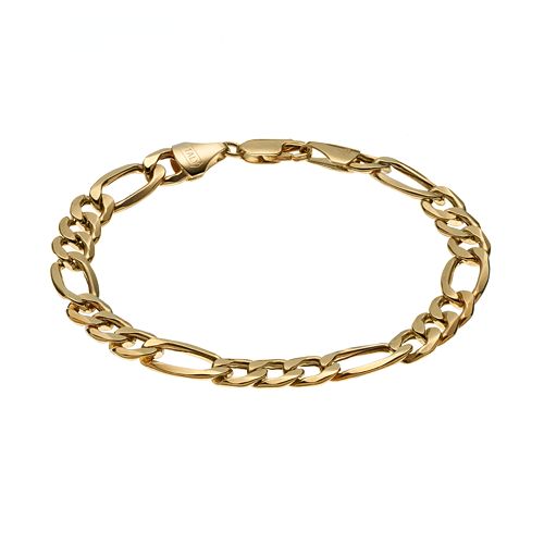 14k Gold Figaro Link Bracelet