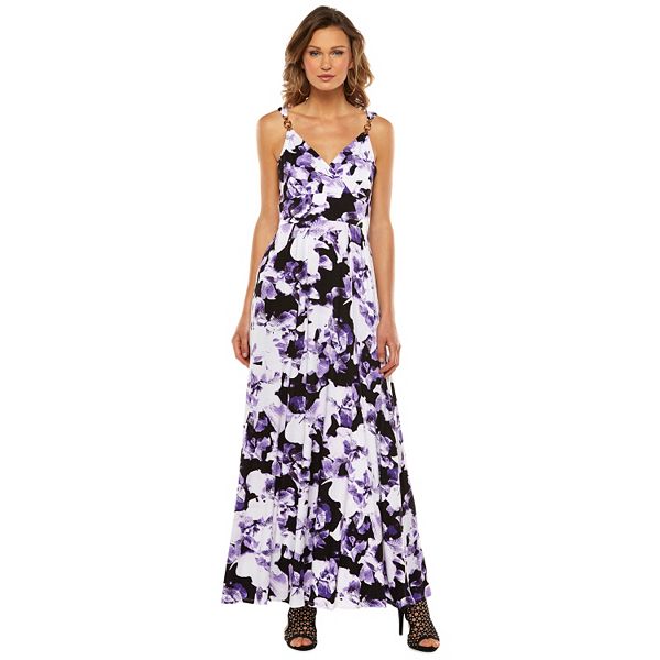 Women's Jennifer Lopez Print Empire Maxi Dress