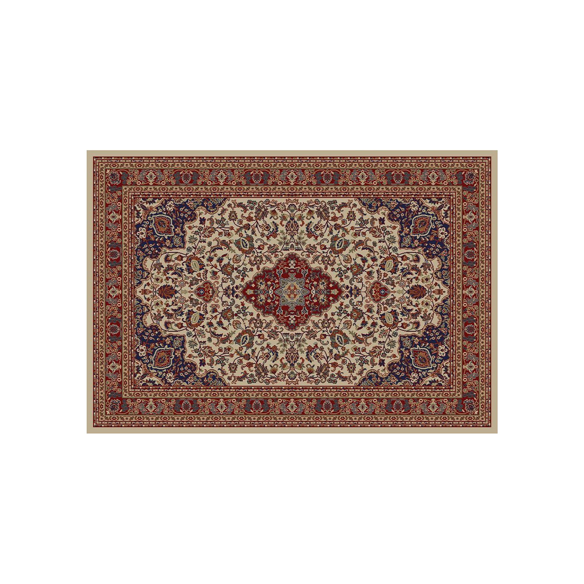 Merinos Heriz Floral Scroll Rug, Ivory