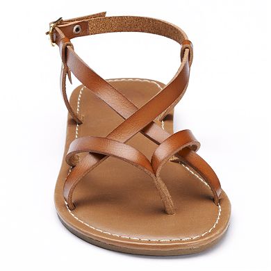 SO® Women's Strappy Thong Sandals