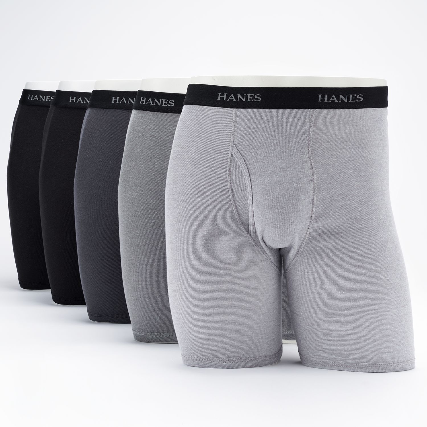 hanes men's long leg boxer briefs