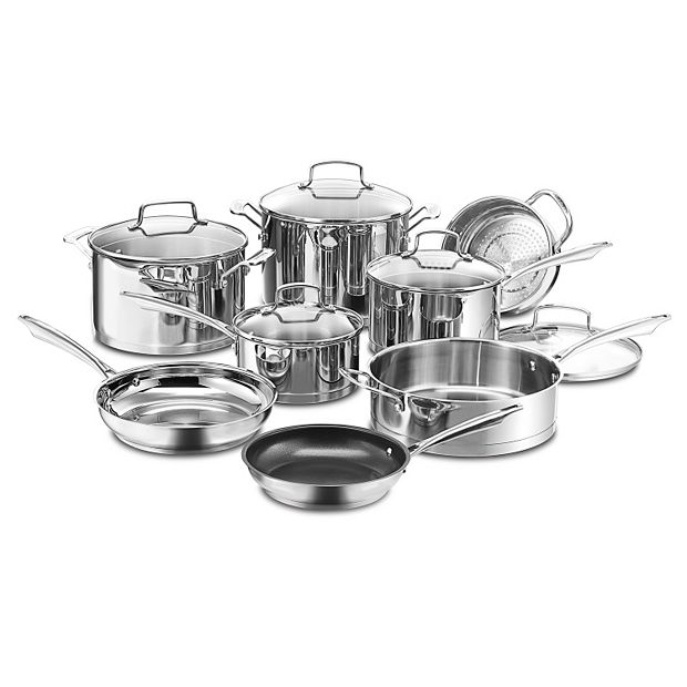 Cookware set 5 pieces Profesional with glass lid. - BRA