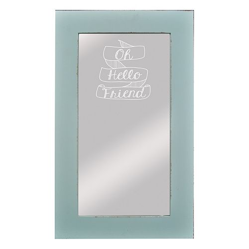 Belle Maison ''Oh Hello Friend'' Wall Mirror