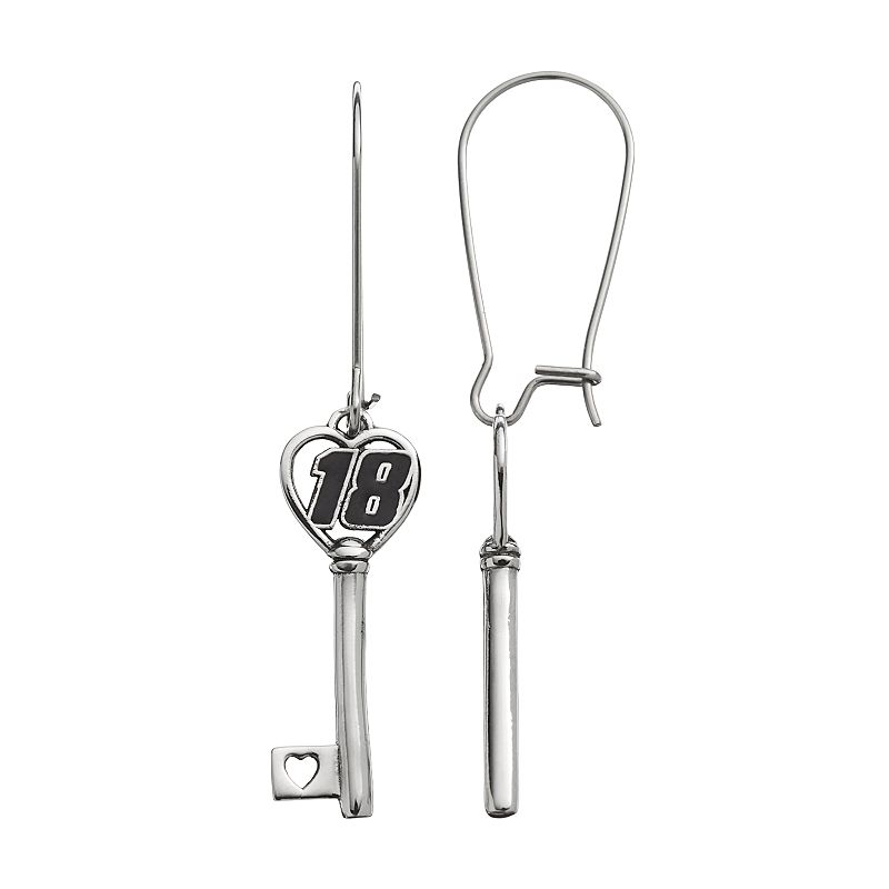 Insignia Collection NASCAR Kyle Busch 18 Stainless Steel Key Drop Earr