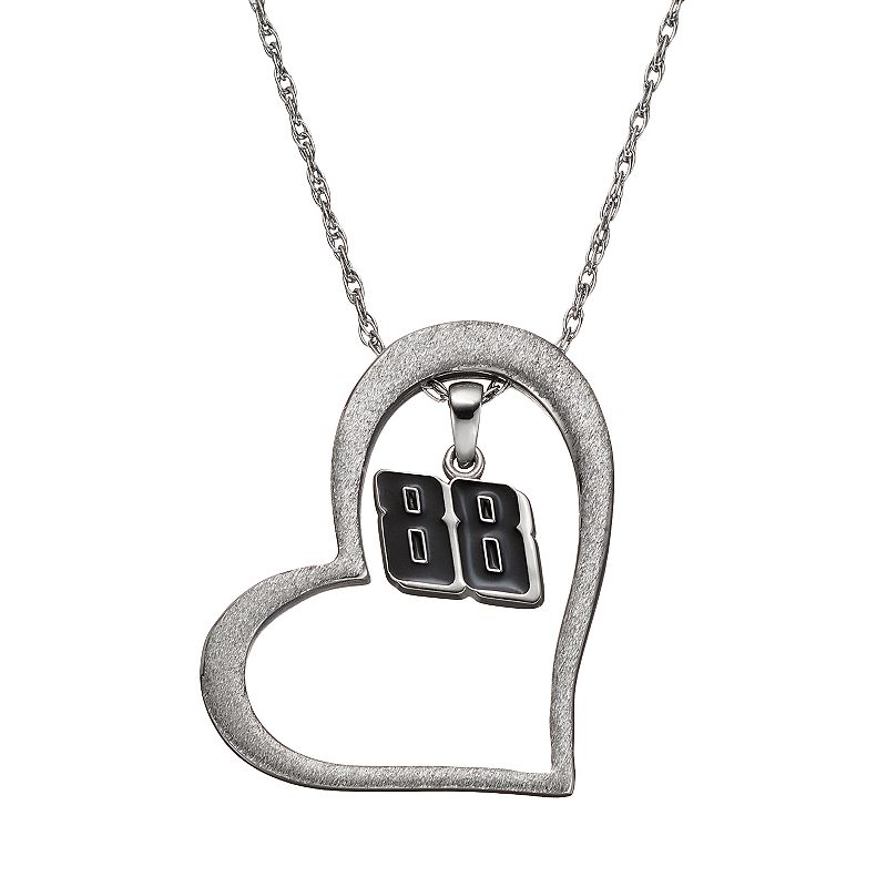 Insignia Collection NASCAR Dale Earnhardt Jr. 88 Stainless Steel Heart