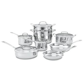 Cuisinart® Contour® 13 pc Stainless Steel Cookware Set