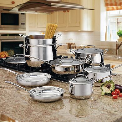 Cuisinart 13-pc. Contour Stainless Steel Cookware Set