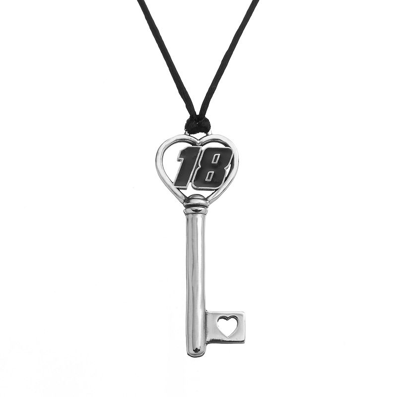 Insignia Collection NASCAR Kyle Busch 18 Stainless Steel Pendant Neckl
