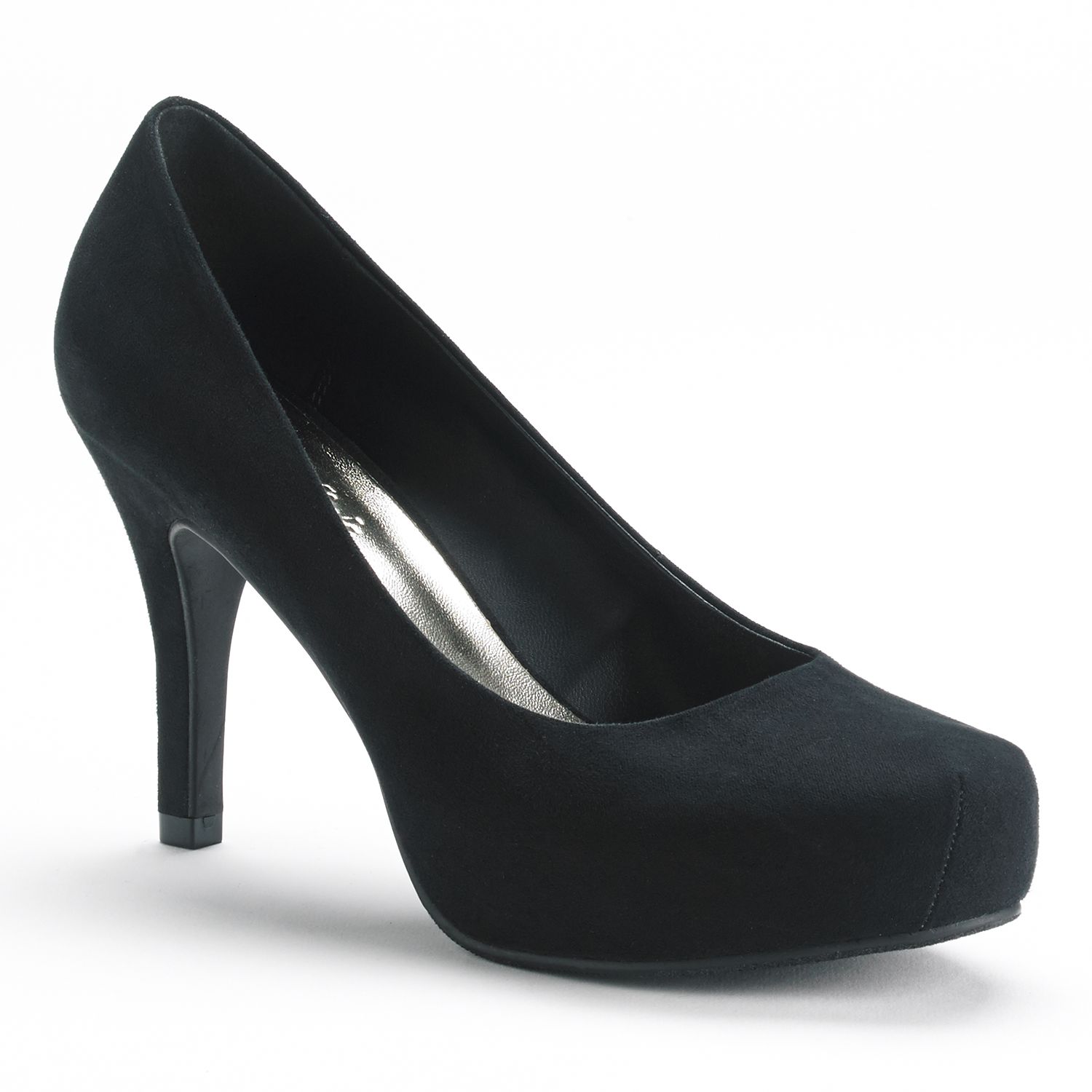 kohls black high heels