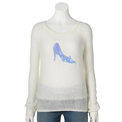 Women's Disney's Cinderella a Collection by LC Lauren Conrad Glass Slipper Sweater