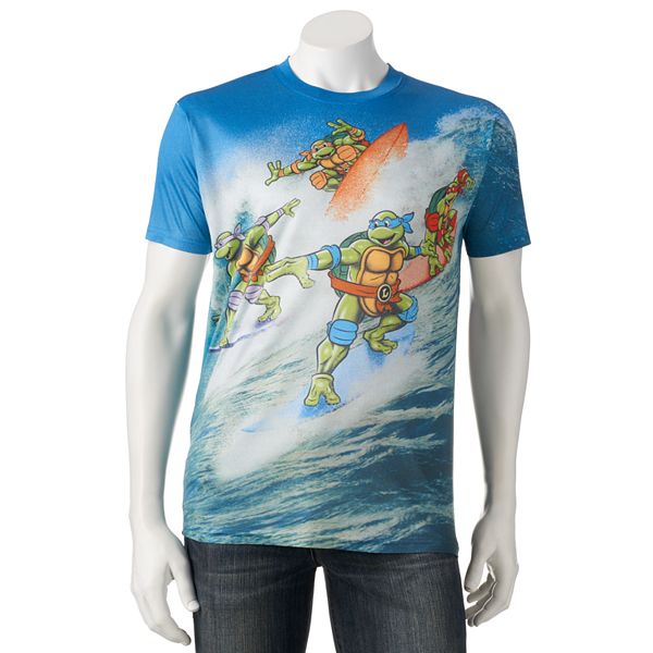 Shop Graphic Tees Teenage Mutant Ninja Turtles Tee NJSNC66 blue