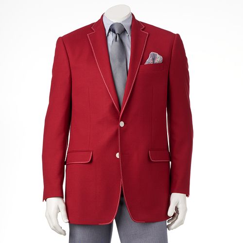 van heusen red jacket