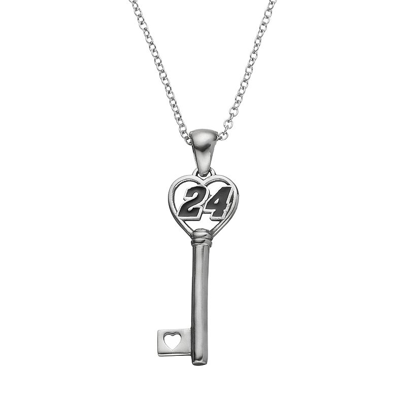 Insignia Collection NASCAR Jeff Gordon 24 Stainless Steel Key Pendant 