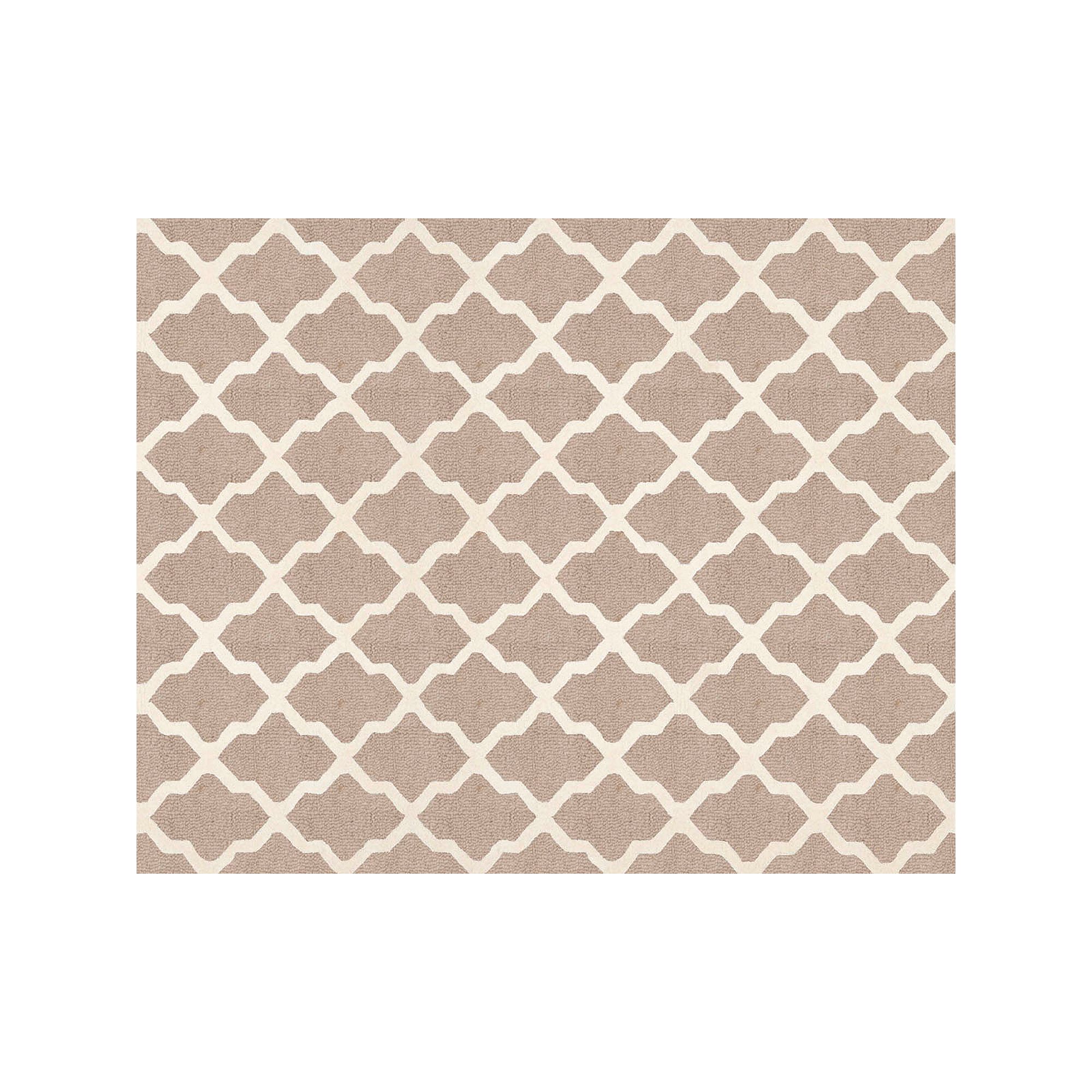 Safavieh Cambridge Lattice Wool Rug, Beige Ivory