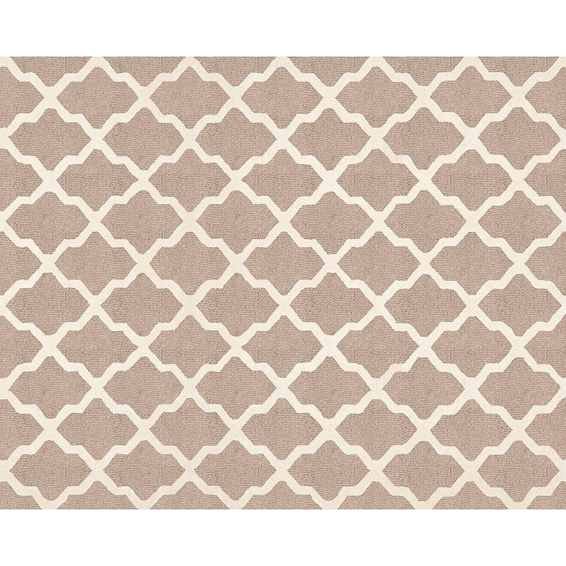 Safavieh Cambridge Lattice Wool Rug, Lt Beige, 8X10 Ft