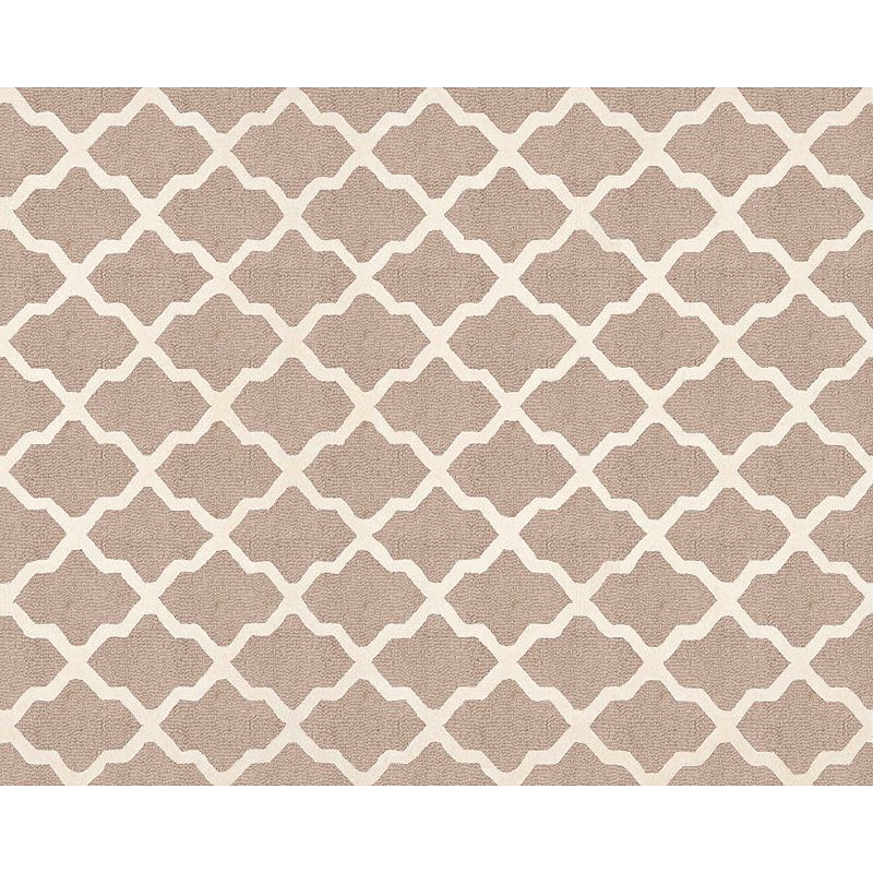 Safavieh Cambridge Lattice Wool Rug, Lt Beige, 8X10 Ft