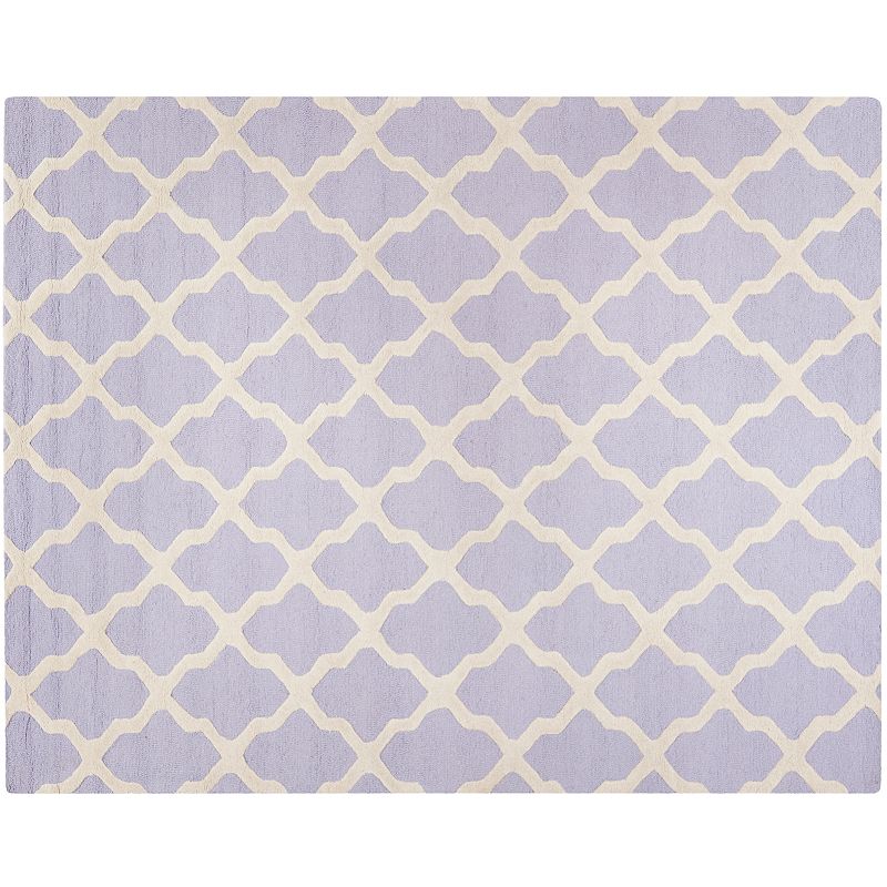 Safavieh Cambridge Lattice Wool Rug, Lt Purple, 8X10 Ft