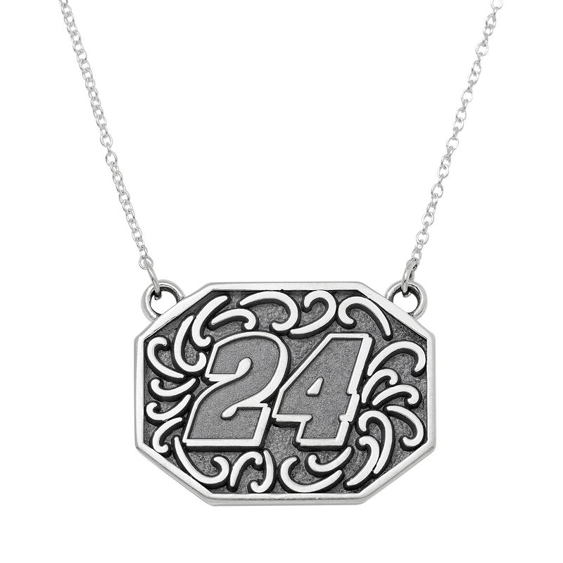 Insignia Collection NASCAR Jeff Gordon Stainless Steel 24 Pendant, Wom