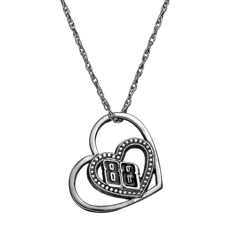 Insignia Collection NASCAR Dale Earnhardt Jr. 88 Stainless Steel Heart - 98759727 - Jewelry Add feminine charm to your race day ensemble with  sku 98759727