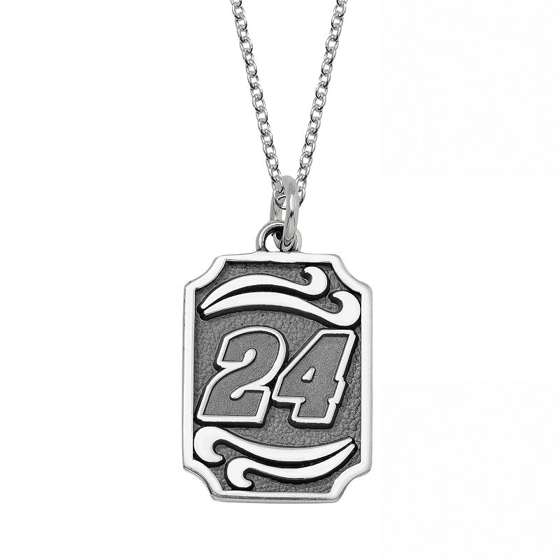 Insignia Collection NASCAR Jeff Gordon Stainless Steel 24 Pendant, Wom