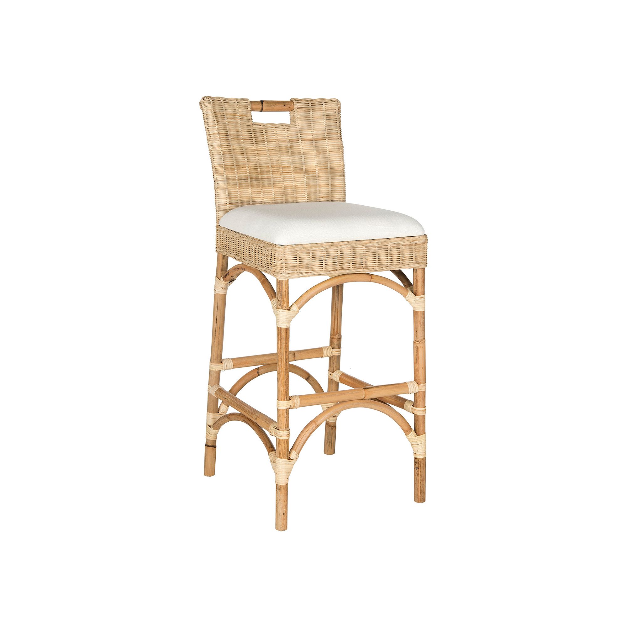 Safavieh Fremont Bar Stool, Natural