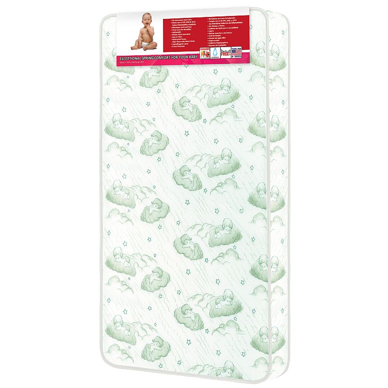 UPC 640522772599 product image for Dream On Me Nirvana 96-Coil Spring Toddler Crib Mattress, Multicolor | upcitemdb.com